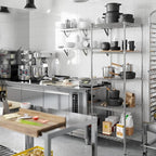 24" Deep x 24" Wide x 74" Height Wire Shelving Kit | 5-Tier | NSF Commercial Storage Rack Unit