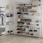 18" Deep x 72" Wide x 86" Height Wire Shelving Kit | 10-Tier | NSF Commercial Storage Rack Unit