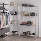 21" Deep x 42" Wide x 74" Height Wire Shelving Kit | 4-Tier | NSF Commercial Storage Rack Unit