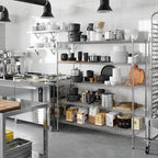 21" Deep x 60" Wide x 64" Height Wire Shelving Kit | 5-Tier | NSF Commercial Storage Rack Unit