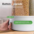 16lb Grain and Rice Storage Container, 6 Grid Rotating Dispenser, Airtight Rice Storage
