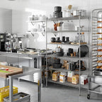 21" Deep x 42" Wide x 74" Height Wire Shelving Kit | 6-Tier | NSF Commercial Storage Rack Unit