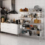 21" Deep x 60" Wide x 64" Height Wire Shelving Kit | 5-Tier | NSF Commercial Storage Rack Unit