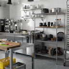 24" Deep x 36" Wide x 64" Height Wire Shelving Kit | 4-Tier | NSF Commercial Storage Rack Unit