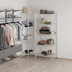 24" Deep x 30" Wide x 74" Height Wire Shelving Kit | 5-Tier | NSF Commercial Storage Rack Unit