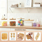 4+2-Piece Laundry Storage Set: Includes a clear laundry pod storage box and a liquid detergent dispenser. Perfect for fabric softener, powdered detergent, and more. A thoughtful gift for Momfor moms.
