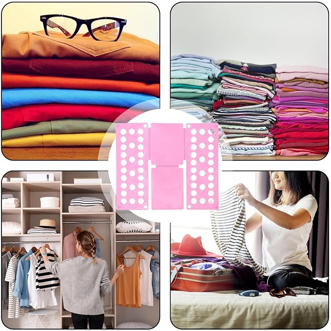 Shirt Folder Board Tshirt Clothes Folder,Folding Board Laundry Sorter Helper Liner, Organization Tool for Kids and Adults
