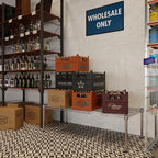 21" Deep x 48" Wide x 14" Height Wire Shelving Kit | 1-Tier | NSF Commercial Storage Rack Unit