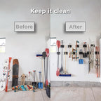 Gravity Grabber, The OG - Ski & Snowboard Wall Mount, Indoor Garage & Home Storage Organizer, Damage-Free Grip, Holds Skis/Boards/Poles/More, Space-Saving Premium Gear Rack, (Carbon 3-Pack)