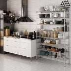14" Deep x 48" Wide x 74" Height Wire Shelving Kit | 8-Tier | NSF Commercial Storage Rack Unit