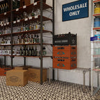 14" Deep x 30" Wide x 14" Height Wire Shelving Kit | 1-Tier | NSF Commercial Storage Rack Unit