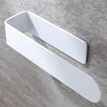 Taozun White Towel Rack, Self Adhesive Hand Towel Holder Towel Ring, Stainless Steel Towel Bar for Bathroom or Kitchen Wall
