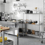 14" Deep x 42" Wide x 54" Height Wire Shelving Kit | 3-Tier | NSF Commercial Storage Rack Unit