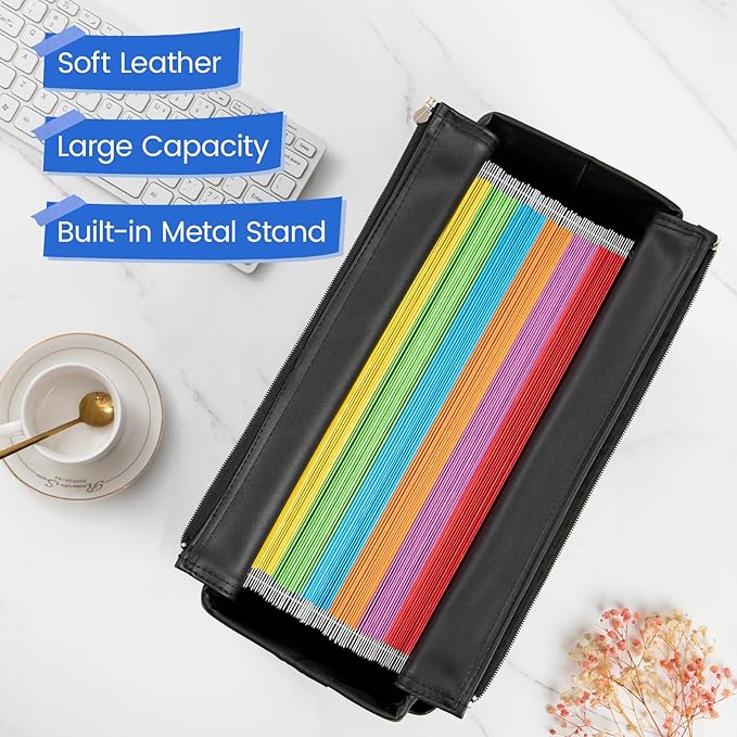 File Tote Bag, Portable File Organizer Box Hanging Filing Box Desktop File Folder Document Storage Organizer with Pockets and Handles
