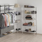 21" Deep x 36" Wide x 74" Height Wire Shelving Kit | 5-Tier | NSF Commercial Storage Rack Unit
