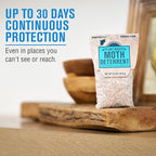 EarthKind Fresh Cab Moth Deterrent - Moth Deterrent for Closet, Pantry & More - DIY Pest Control Pouches for Moths - Cedarwood Oil & Geranium Oil - New Packaging - 4-Pack