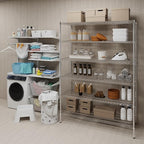 24" Deep x 60" Wide x 74" Height Wire Shelving Kit | 6-Tier | NSF Commercial Storage Rack Unit