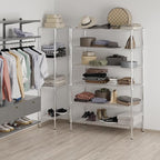 24" Deep x 48" Wide x 74" Height Wire Shelving Kit | 6-Tier | NSF Commercial Storage Rack Unit