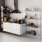 18" Deep x 48" Wide x 64" Height Wire Shelving Kit | 4-Tier | NSF Commercial Storage Rack Unit