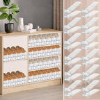 Shoe Slots Organizer for Closet,16 Pack Shoe Stacker Shoe Rack Organizer for Closet Space Saver Storage Shoe Holder Organization(Transparent)