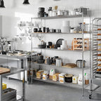 21" Deep x 72" Wide x 86" Height Wire Shelving Kit | 5-Tier | NSF Commercial Storage Rack Unit