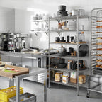 24" Deep x 36" Wide x 74" Height Wire Shelving Kit | 6-Tier | NSF Commercial Storage Rack Unit