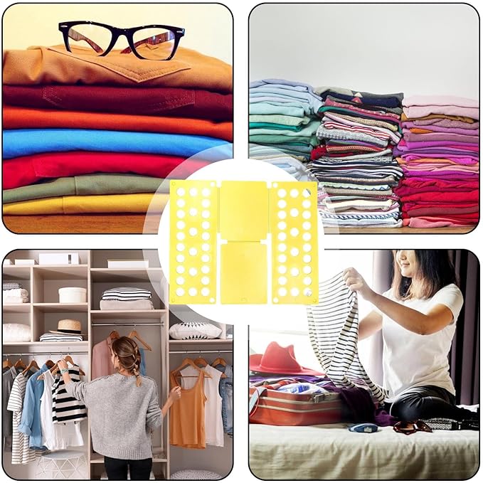 Shirt Folder Board Tshirt Clothes Folder,Folding Board Laundry Sorter Helper Liner, Organization Tool for Kids and Adults