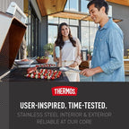 THERMOS ICON SERIES, Slim Beverage Can Insulator - 12 Ounce, Matte Stainless Steel - Vacuum Insulated