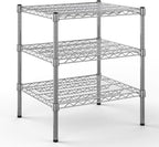 21" Deep x 24" Wide x 27" Height Wire Shelving Kit | 3-Tier | NSF Commercial Storage Rack Unit