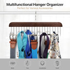Umo Lorenzo Belt Hanger for Closet - Accessories Organizer Rack for Belts, Ties, and Scarves