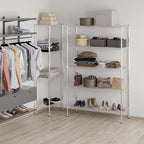 18" Deep x 48" Wide x 74" Height Wire Shelving Kit | 5-Tier | NSF Commercial Storage Rack Unit