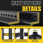 5-Tier Garage Shelving Heavy Duty, 2000LBS Garage Shelves, Adjustable Metal Shelving Unit, Garage Storage Shelves, Utility Storage Rack Shelf，Shelves for Garage Storage, Pantry, 72"H×36"W×16"D