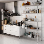 21" Deep x 48" Wide x 86" Height Wire Shelving Kit | 5-Tier | NSF Commercial Storage Rack Unit