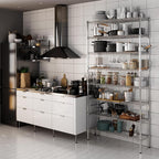14" Deep x 42" Wide x 86" Height Wire Shelving Kit | 8-Tier | NSF Commercial Storage Rack Unit