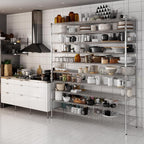 21" Deep x 72" Wide x 86" Height Wire Shelving Kit | 10-Tier | NSF Commercial Storage Rack Unit
