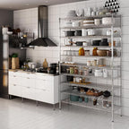 18" Deep x 54" Wide x 86" Height Wire Shelving Kit | 10-Tier | NSF Commercial Storage Rack Unit