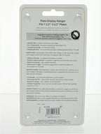 Tripar Wall Plate Hanger, White Wire (7.5-9.5 Inch) - Durable, Flexible Coils Conform to Most Plates - Holds Up to 2lbs on Wall - Features Clear Coated Vinyl Tips and Sleeves to Prevent Scratches.