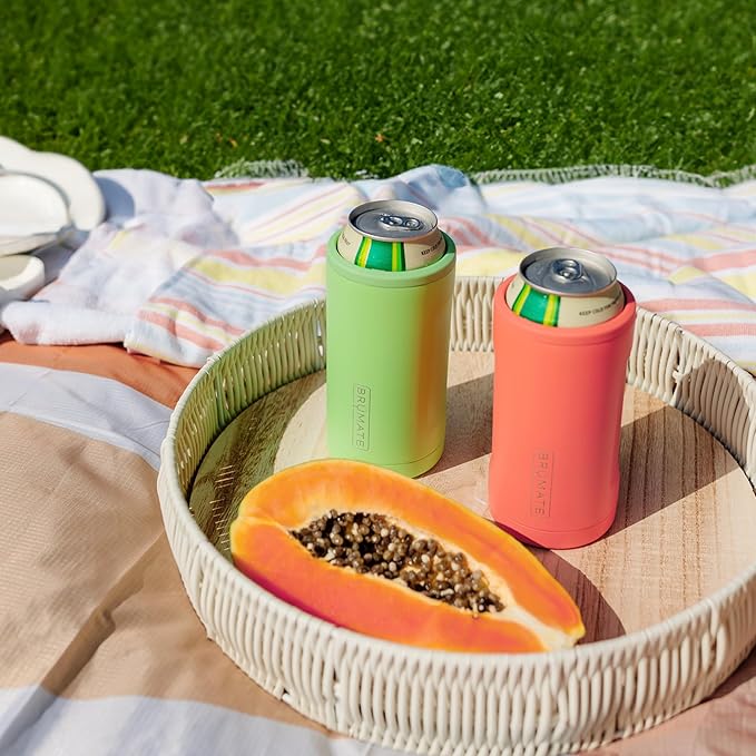 BrüMate Hopsulator Trio 3-in-1 Insulated Can Cooler for 12oz / 16oz Cans + 100% Leak Proof Tumbler with Lid | Insulated for Beer, Soda, and Energy Drinks