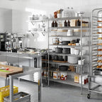 18" Deep x 42" Wide x 74" Height Wire Shelving Kit | 8-Tier | NSF Commercial Storage Rack Unit