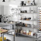 18" Deep x 48" Wide x 86" Height Wire Shelving Kit | 5-Tier | NSF Commercial Storage Rack Unit