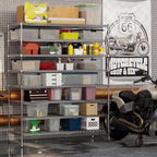 24" Deep x 60" Wide x 74" Height Wire Shelving Kit | 8-Tier | NSF Commercial Storage Rack Unit