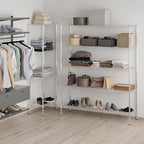 18" Deep x 60" Wide x 74" Height Wire Shelving Kit | 5-Tier | NSF Commercial Storage Rack Unit