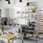 14" Deep x 30" Wide x 96" Height Wire Shelving Kit | 10-Tier | NSF Commercial Storage Rack Unit