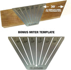 50% Structurally Stronger Truss Design Easy Shed Kit Builds 6'–14’ Widths Any Length - Bonus Miter Template, Storage Shed Garage Barn Playhouse Easy Framing Kit, Peak Roof 2x4 Basic DIY EZ Framer Kit