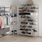 24" Deep x 54" Wide x 86" Height Wire Shelving Kit | 10-Tier | NSF Commercial Storage Rack Unit