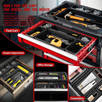 16 PCS Small Parts Tool Box Organizer Trays, tool box trays organizer for Toolbox Organization, Parts Trays and Screw Organizer Box for Tool Chest, Garage Drawers and Workbench