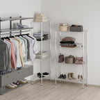 14" Deep x 36" Wide x 64" Height Wire Shelving Kit | 4-Tier | NSF Commercial Storage Rack Unit