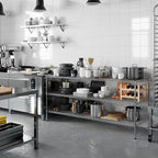 24" Deep x 72" Wide x 34" Height Wire Shelving Kit | 3-Tier | NSF Commercial Storage Rack Unit
