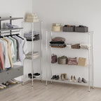 14" Deep x 54" Wide x 64" Height Wire Shelving Kit | 4-Tier | NSF Commercial Storage Rack Unit