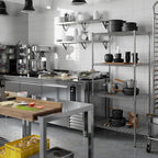 21" Deep x 30" Wide x 64" Height Wire Shelving Kit | 4-Tier | NSF Commercial Storage Rack Unit